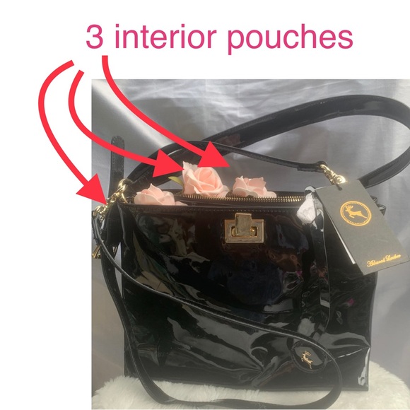 🆕 ASHWOOD Leather PATENT - British RARE - Picture 7 of 16